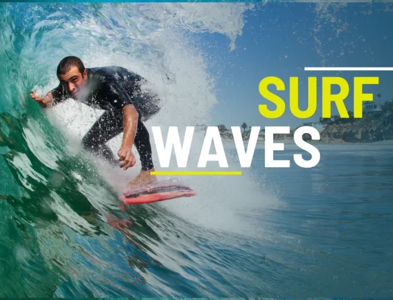 surf and waves